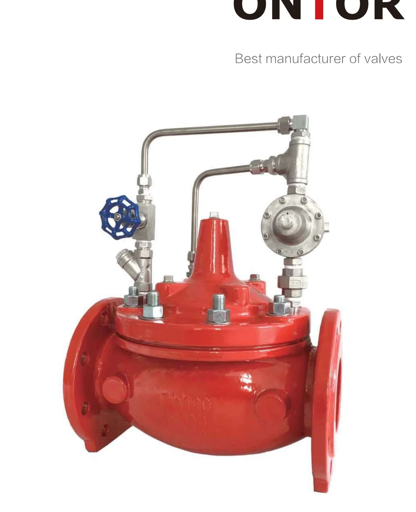 Pressure reducing valve visual from the source submittal.