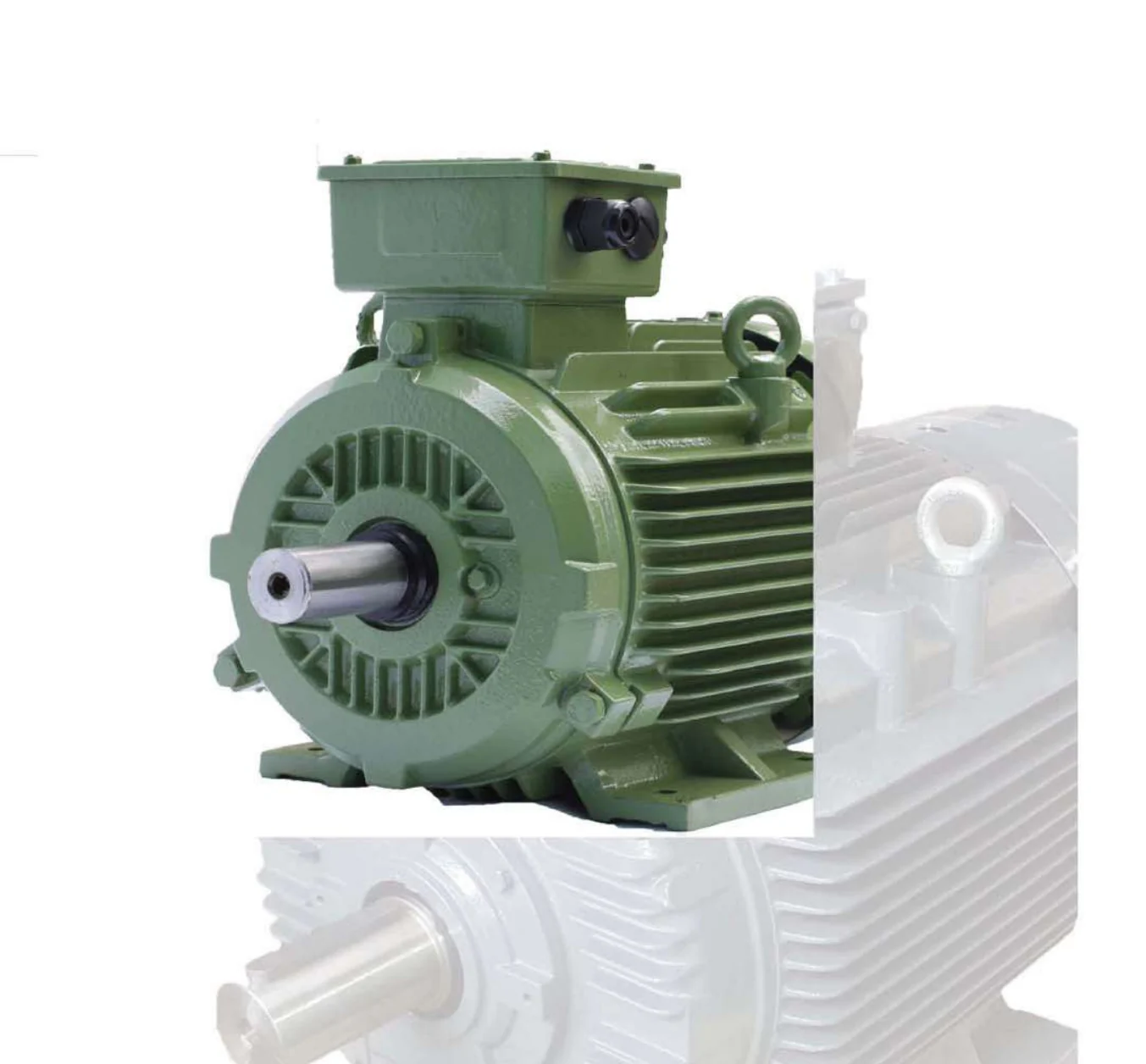 Electric motor used with the 750 GPM @ 9 Bar fire pump package.